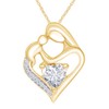 Mothers Day Jewelry Gifts Heart Cut Sparkling White Cubic Zirconia