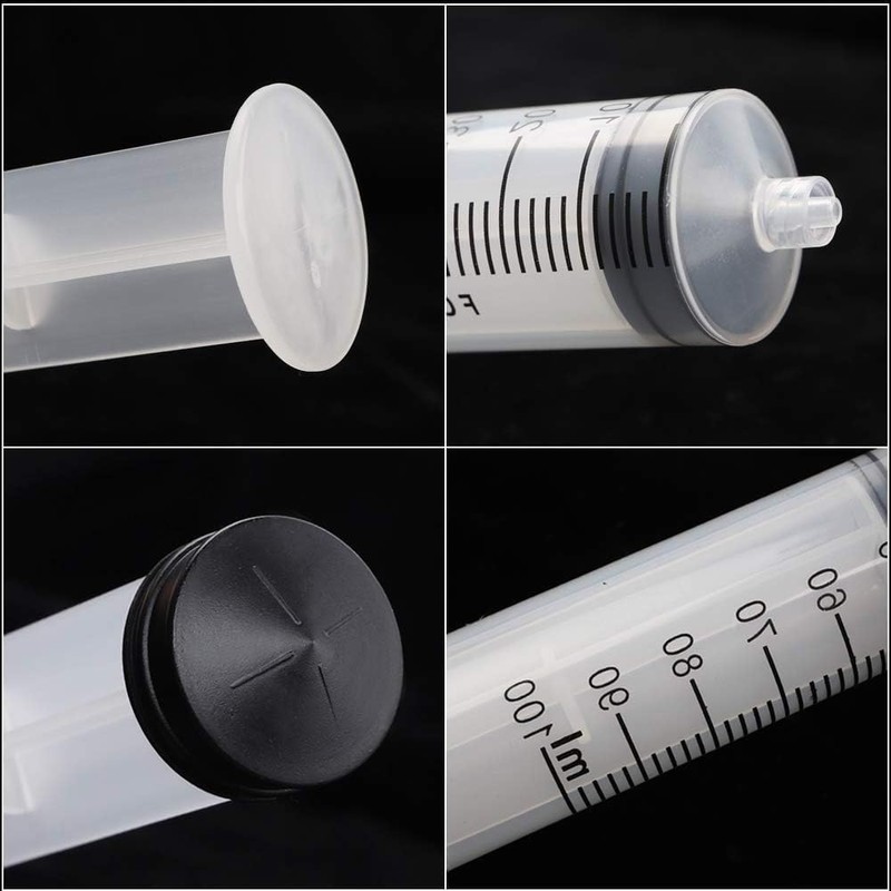 1 Pack 100ml Syringes with 1m Tube,Syringe 100ml Large Plastic