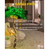 TYBEEU 5ft Lighted Palm Tree 136 LED Lights with Glowing