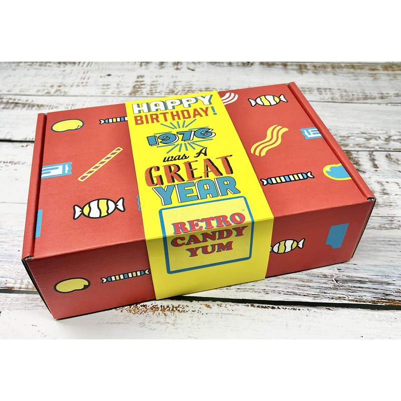 RETRO CANDY YUM ~ 1976 49th Birthday Gift Box Nostalgic