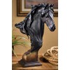 Wild Wings Equus Onyx - Fresian Horse - Small Sculpture