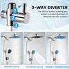 RNDIOZD Rain Shower Head with Handheld, 11.8 Inch High Pressure