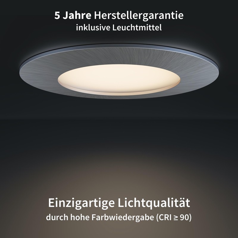 LED Spot Stainless Steel Set of 3
