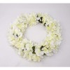 Hydrangea Wreath Door Wreath Table Wreath Approx. 36-38 cm Cream