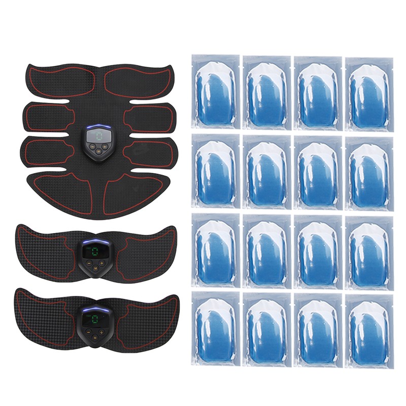 EMS Abdominal Muscle Trainer Portable Digital Charging Exercise Fitness Patch