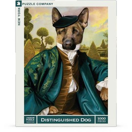 New York Puzzle Company - Bill Mayer Distinguished Dog - 1000 Piece Jigsaw Puzzle for Family Game Nights by Bill Mayer