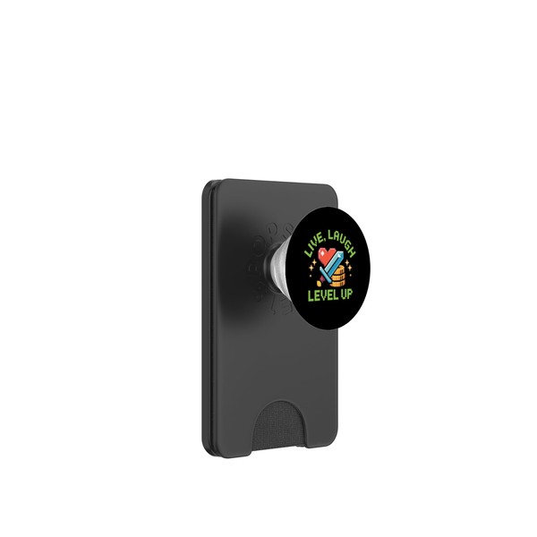 Live Laugh Level Up Funny Retro Video Game Gamer Design