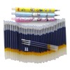 Twokiln Gel Ink Pen Refills Blue,80 Pcs Retractable Gel Ink