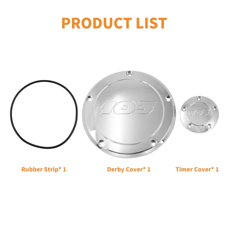 HCmotorku Motorcycle Derby Timer Timing Cover Protector Guard Engine Cover
