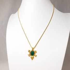 MUSEUM REPRODUCTIONS Pre-Columbian Turtle Pendant Necklace - 18 Inches