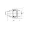 BFG MDPE Fitting für Wasserrohre, Adapter 25mm x 1/2" BSP