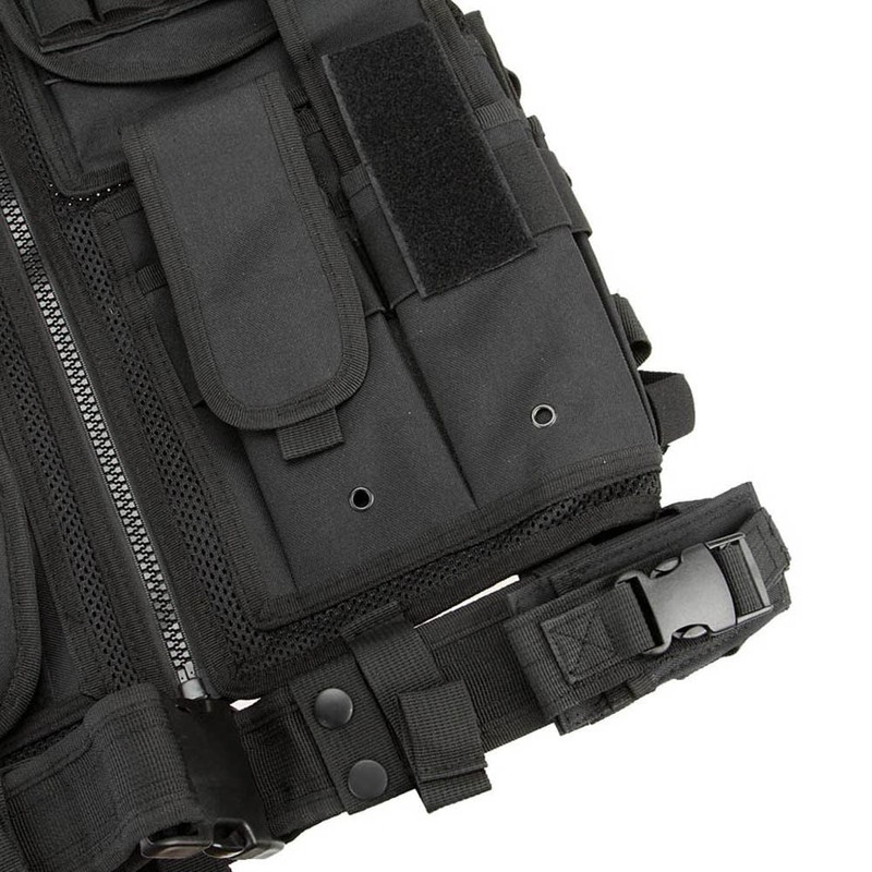 Lixada Tactical Vest Lightweight Breathable Polyester Sports Vest Outdoor Training