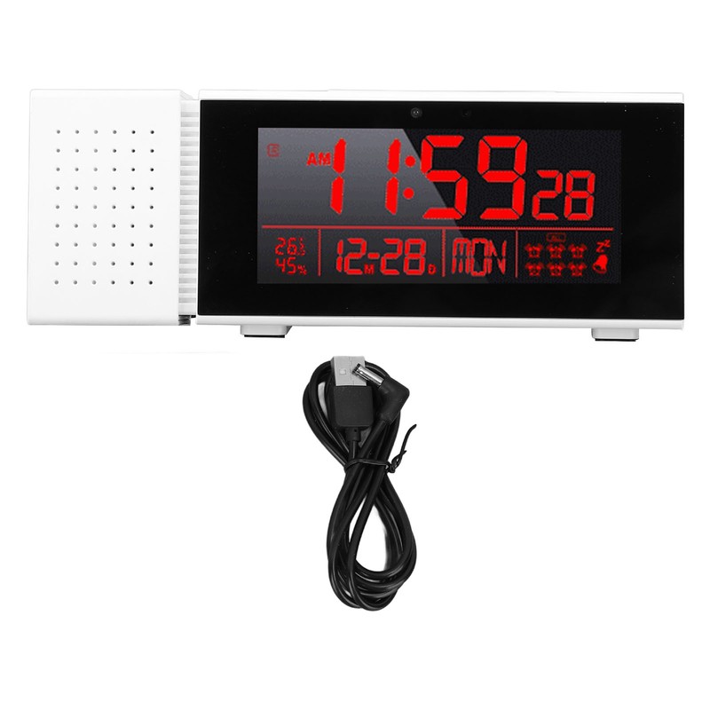 LED Digital Clock Human Motion Sensor Night Light Electronic Clock