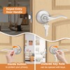 Probrico (4 Pack Wave Style Keyed Alike Entry Levers, Keyed