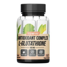 Laperva Antioxidant Complex L Glutathione - Youthful Radiance, Anti-Aging, Skin Brightening, Healthy Nails - Vegan & Gluten-Free Formula for Comprehensive Wellness (60 Caps)