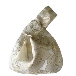 Women's Kimono Bag, Drawstring Bag, Floral Pattern, Pouch, Yukata Bag, One Handbag, Japanese Style Accessories, Coin Purse, Yukata, Japanese Pattern, Fireworks Display, Shichi-Go-San Girls, Summer