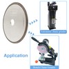 UF-SHARP Diamond 5-3/4” Chainsaw Grinding Wheel 3/16" Thick for 3/8"