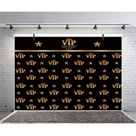 Leyiyi 7x5ft Photography Background VIP Red Carpet Event Backdrop Happy Birthday Summer Party Crown Golden Stars Music Banquet Bridal Shower Baby Shower Photo Portrait Vinyl Studio Video Prop
