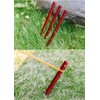 Ahsado Tent Pegs, Aluminum Alloy Tent Stakes, 18cm Long Lightweight