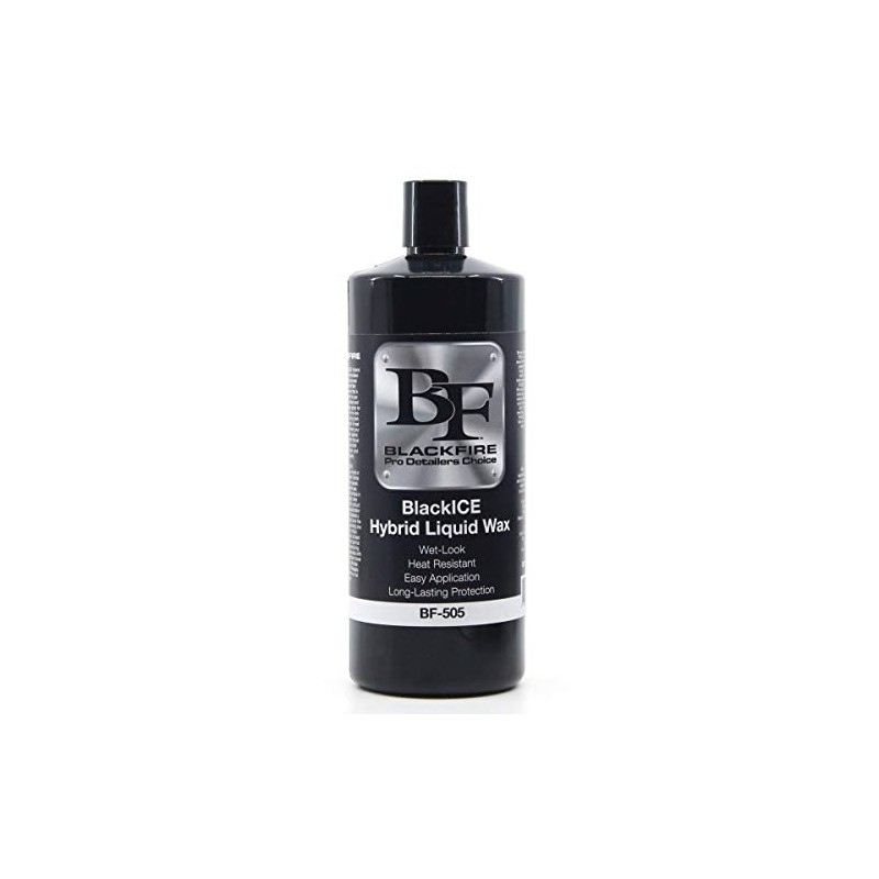 BLACKFIRE BlackICE Hybrid Liquid Wax | High-Gloss Carnauba-Polymer Blend for