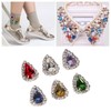 30pcs Sew On Rhinestones 6 Colors DIY Handcraft Glass Rhinestone