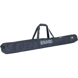 Element Equipment Deluxe Padded Ski Bag Single - Premium High End Travel Bag Black Ripstop 190