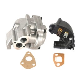 MPLUS 224-43431 Engine Oil Pump Kit & Thermostat Housing Replace 97-01 for Ford Explorer, 2001 for Ford Ranger, 98-01 for Mercury Mountaineer 4.0L 245Cu. In. V6 GAS SOHC Naturally Aspirated