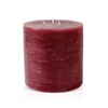 Bask Large Mottled Pillar Candles - Unscented - 6-Inch Diameter