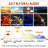 hygger Dual Channel Submersible Aquarium Light,12W Fish Tank LED Light