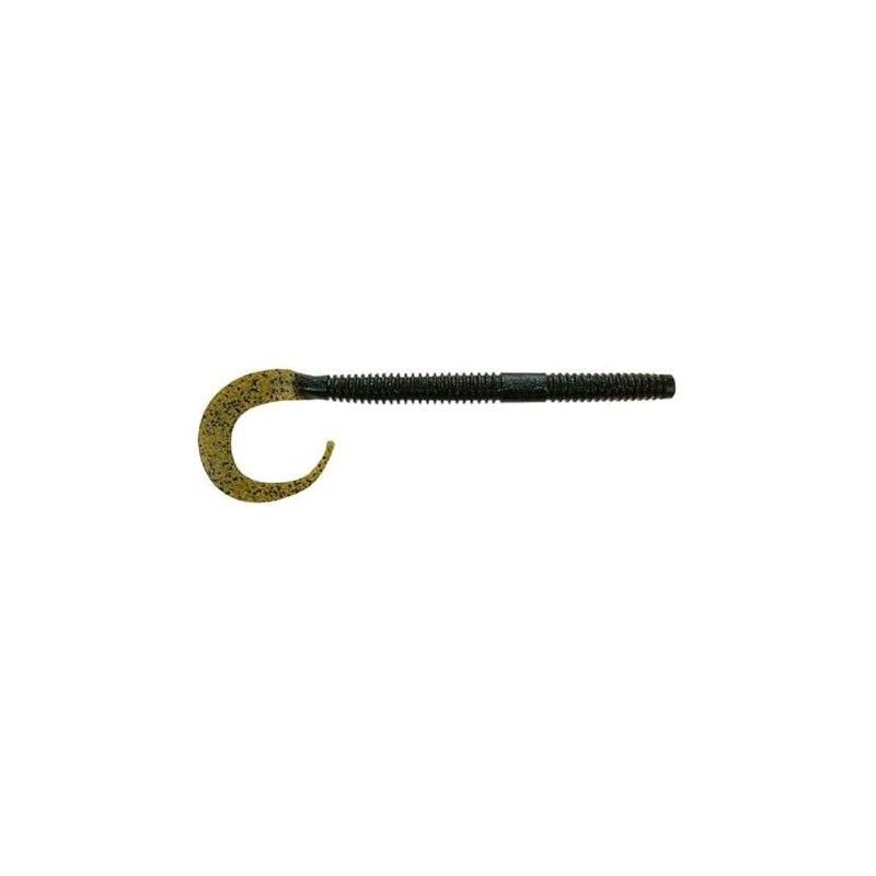 Gary Yamamoto 10" ICHI Worm Floater/Green Pumpkin Blue (6 Pack)
