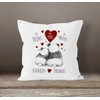 SpecialMe® Cushion Cover with German “Ich Deins, Du Meins, Wir