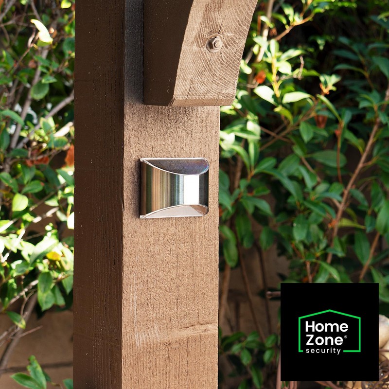 Home Zone Security Solar Wall Lights - Decorative Outdoor Solar