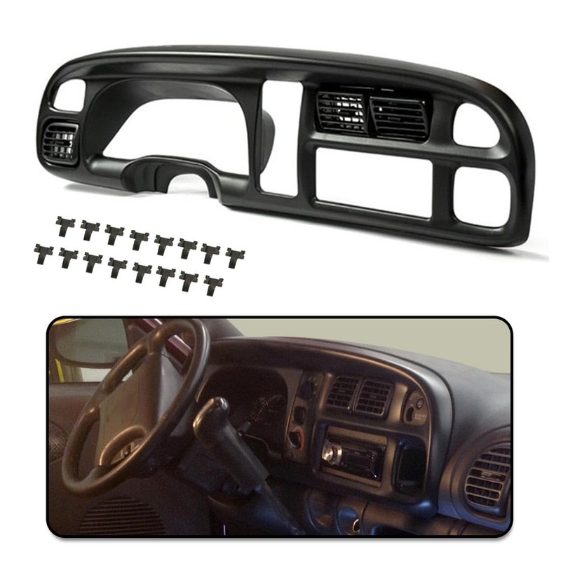 G-PLUS Dash Board Bezel Cover Instrument W/Vents, Compatible with Dodge