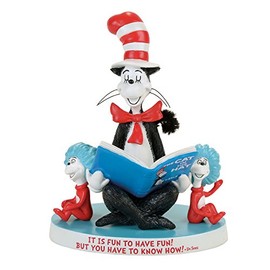 Department 56 Seuss the Cat Reading Figurine