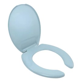 Asiento Con Tapa Redondo Azul Claro Para Wc Exel Eclipse 91