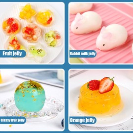jelly powder10.58oz/300g, konjac jelly powder，homemade desserts, jelly pudding powder,Transparent jelly powder