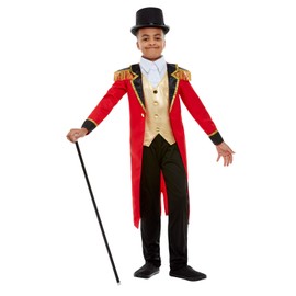 Smiffys Costume & Party Boys Deluxe Little Ringmaster Circus Fancy Dress Costume Kids Childs World Book Day Medium