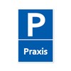 Strobo Praxis Sign, 20 x 30 cm, Made From Sturdy