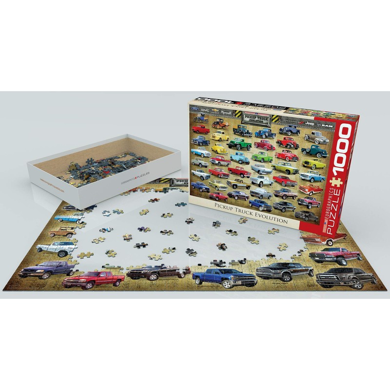EuroGraphics Pickup Truck Evolution Jigsaw Puzzle (1000-Piece)
