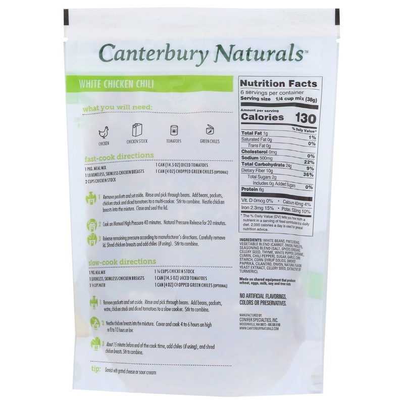 Canterbury Naturals Fast or Slow Easy-Prep Meal Kit, White Chicken