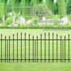 FOREHOGAR Metal Garden Fence 26 in H x 12 ft