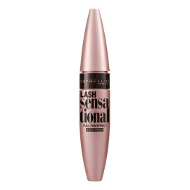 Máscara De Pestañas Lash Sensational Maybelline Color Very Black Waterproof