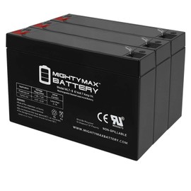 Mighty Max Battery 6V 7Ah SLA Battery for Chloride 1000010164 XS1 XS1REL - 3 Pack