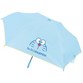 Jays Planning 98055 I'm Doraemon Folding Umbrella, For Both Sunny and Rainy Weather, Saxe Blue, 19.7 inches (50 cm)