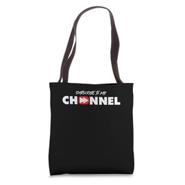 Subscribe To My Channel | Influencer | Blogger Vlogger Tote Bag