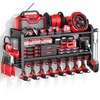 Power Tool Organizer Wall Mount, Large 8 Drill Holder Wall
