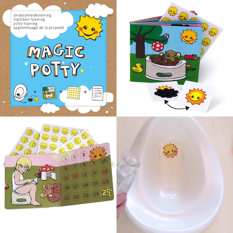 LK Trend & Style Magic Potty Training Toilet Stickers Cleanliness