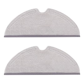 roborock 2 Pack Microfiber Mop Cloths for Q 5, Q5 Pro, Q5 Pro+, Q7, Q7Max, Q8Max, Q8Max+, E Series, S5, S5 Max, S 6, S6 Pure, S6 MaxV Robot Vacuum Cleaner, Mop Pad Replacement Accessories