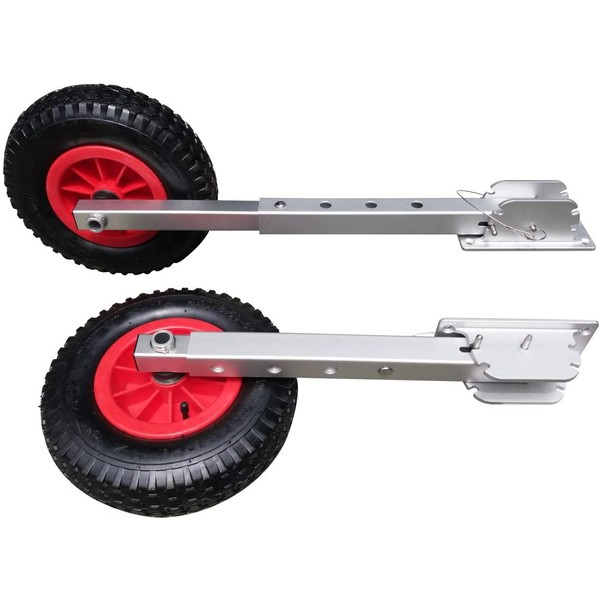 Brocraft Delux Boat Launching Wheels/Delux Boat Launching Dolly 12" Wheels for Inflatable Boats & Aluminum Boats
