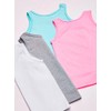 Fruit of the Loom Girls Undershirts (Camis, Toddler Tank-6 Pack-Assorted,